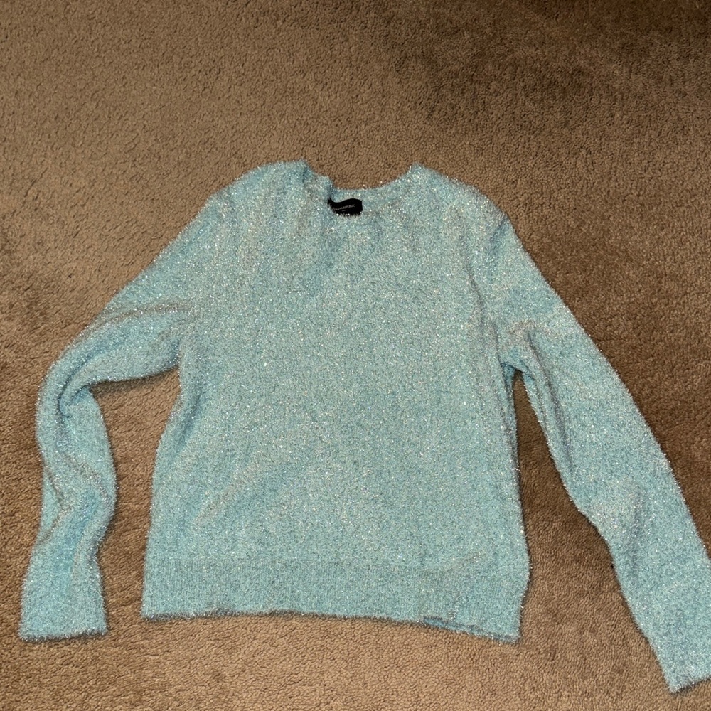 Banana Republic Soft Blue Crew Neck Sweater